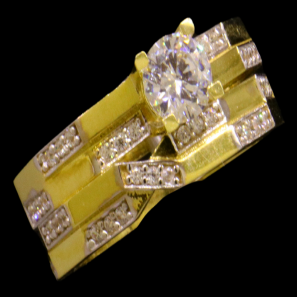 18K Gold Bridal Ring